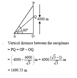 CBSE Class 10 Mathematics Applications Of Trigonometry Worksheet Set F